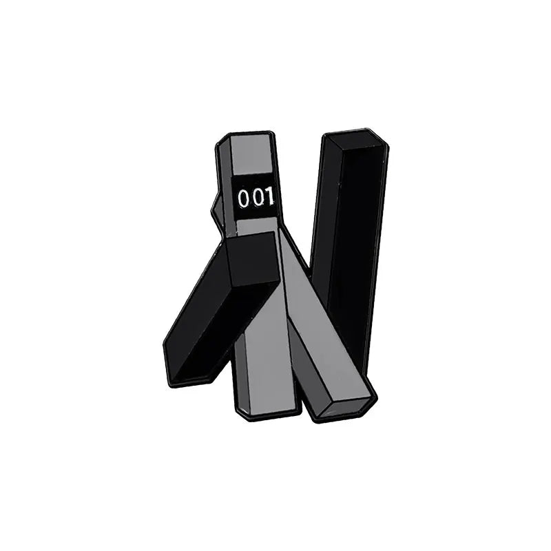 Interstellar Travel Tars Enamel Pins Novelty 001 Robot Design Brooches Bag Backpack Clothes Badge