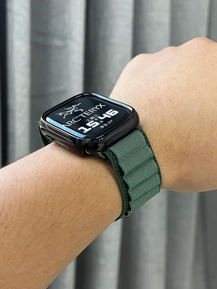 Alpine Loop For Apple Watch Band ultra 2 49mm Series 10 9 8 7 6 SE 5 4 46mm 42mm 40-44mm 45mm 41mm G-hook sport strap iwatch 10