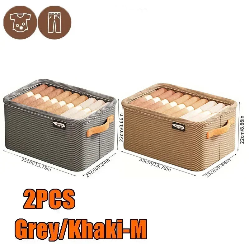 Thicken Clothes Organizer Pants Sweater Storage Cabinets Drawers Organizer Jeans Storage Box Wardrobe Clothes Storage Organizers