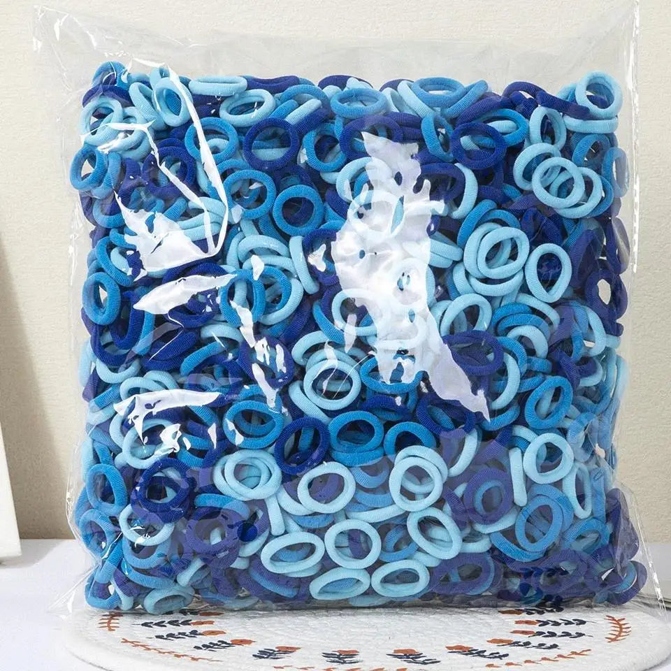 100/300/500pcs Girls Elastic Hair Bands Children Ponytail Hold Hair Tie Rubber Band Scrunchie Kids Hair Accessories for women