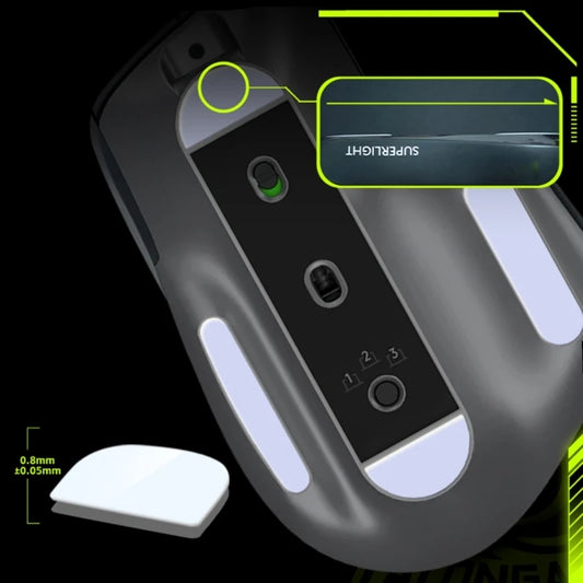 2Set Mouse Feet Mouse Skates Stickers Pad Rounded Glides Curved Edges Mouse Feet for  MX Master 3 / 3S Mouse