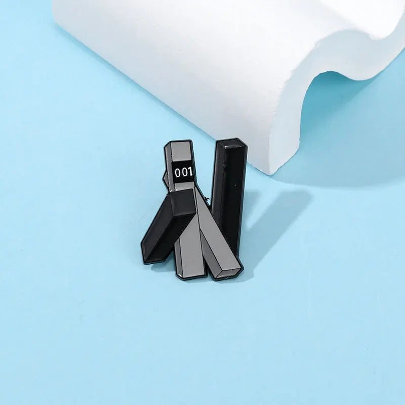 Interstellar Travel Tars Enamel Pins Novelty 001 Robot Design Brooches Bag Backpack Clothes Badge