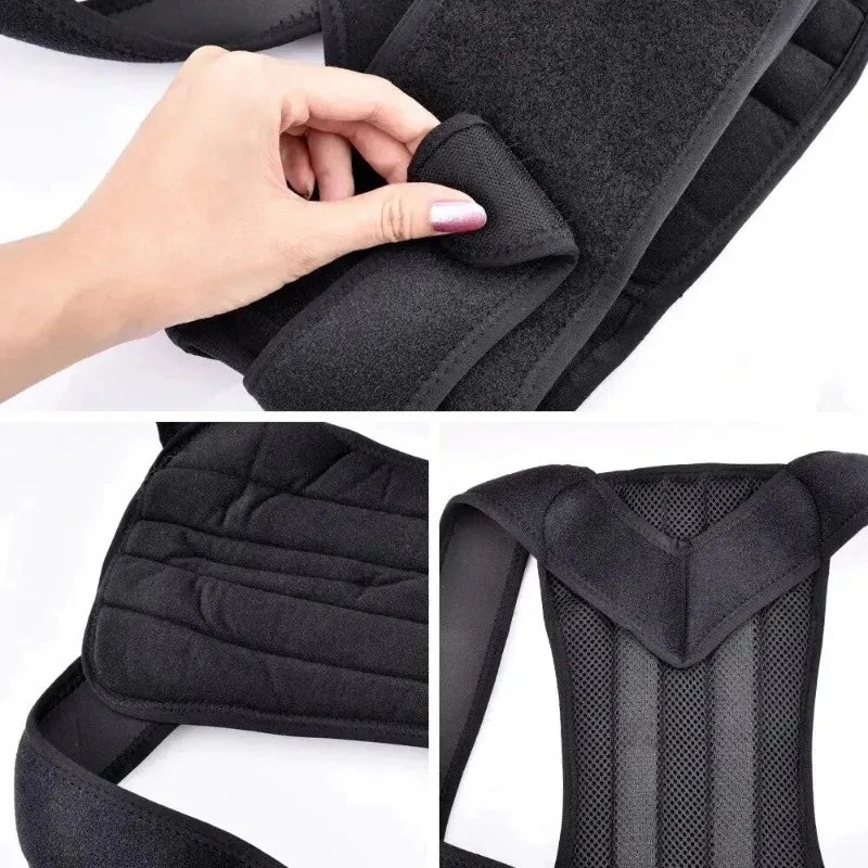 1PCS Posture corrector with breathable shoulder and waist straps for boys and girls