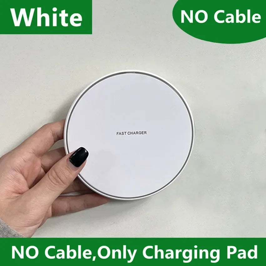 Wireless Charger Mobile Phone Chargers Pad Stand For iPhone 16 15 14 13 12 11 Pro Max Samsung Xiaomi Fast Charging Dock Station