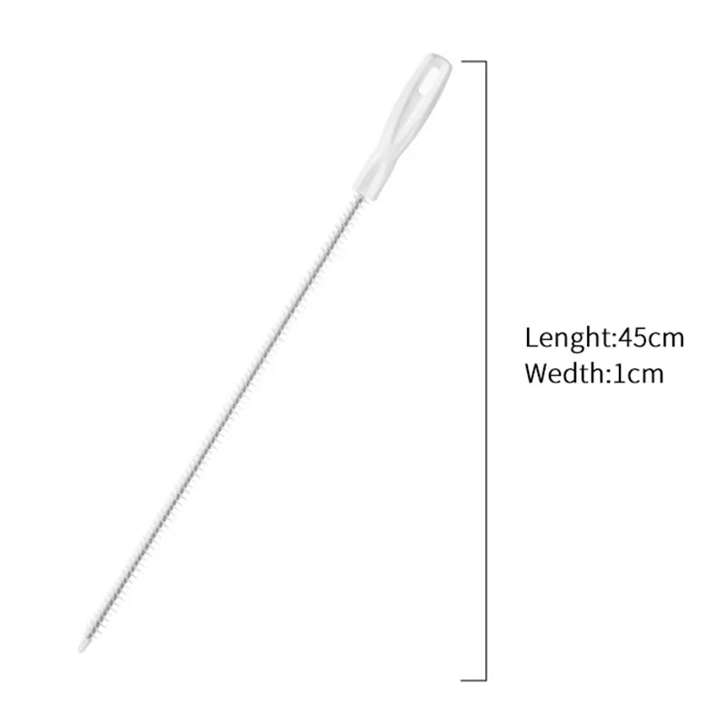 Pipe Dredging Brush Bathroom Sewer Hair Remove Sink Cleaning Brush 45Cm Drain Cleaner Bendable Flexible Cleaning Tools