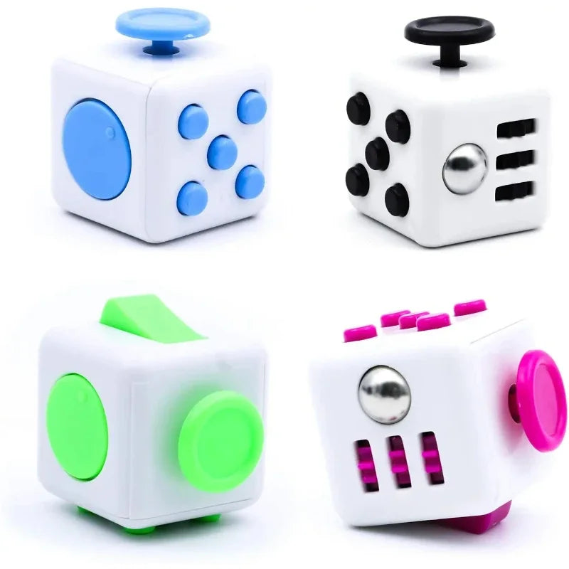 Colorful irritability stress relief dice release stress autism anxiety relief stress relief children anti-stress fingertips