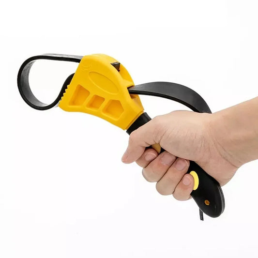 6-inch Adjustable Belt Wrench Plastic Multi-function Bottle Opener Universal Auto Repair Filter Hardware Tool