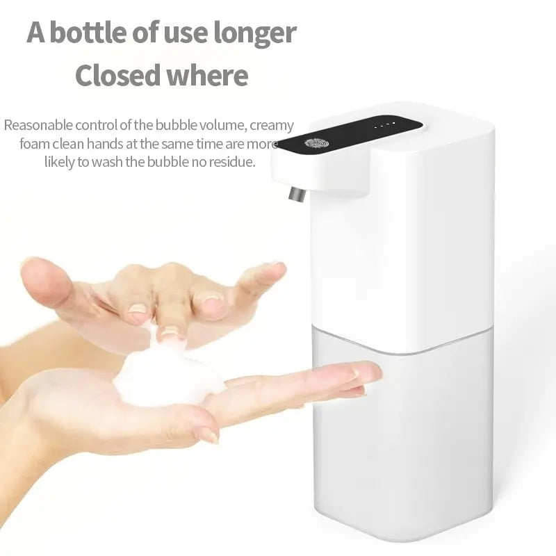 P5 Automatic Soap Dispenser Infrared Sensor Foam Hand Sanitizer USB Rechargeable Foaming Hand Soap Dispenser For Bathrooms