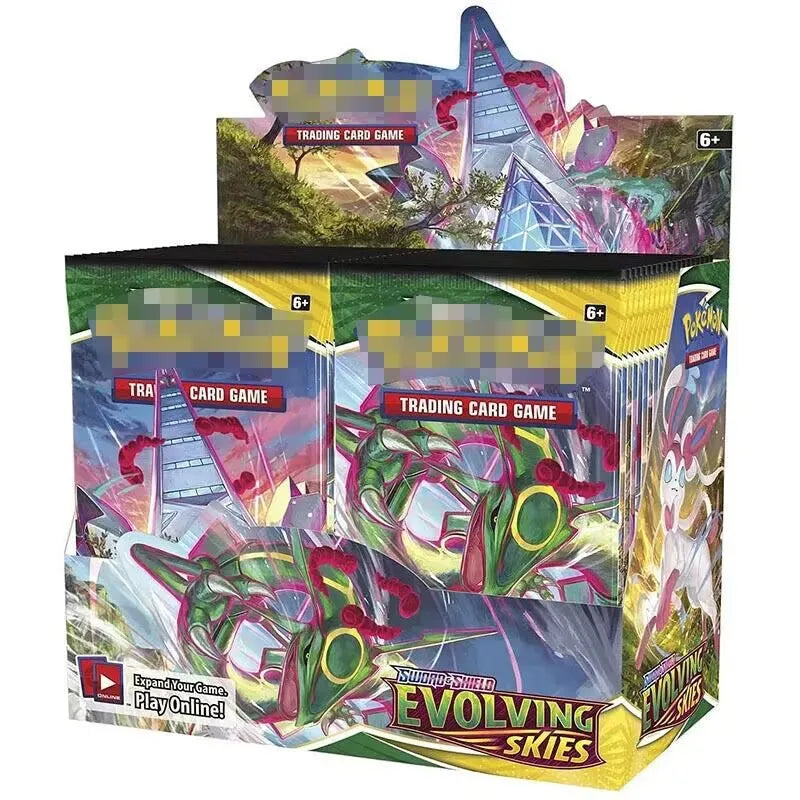 324/360 Pcs/Set Pokemon Card Brilliant Stars 151 Prismatic Evolutions PALDEAN FATES English Booster Battle Transaction Card.