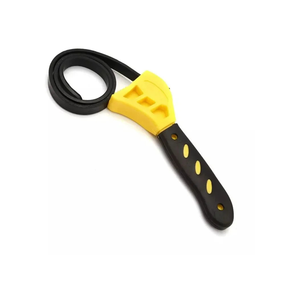 6-inch Adjustable Belt Wrench Plastic Multi-function Bottle Opener Universal Auto Repair Filter Hardware Tool