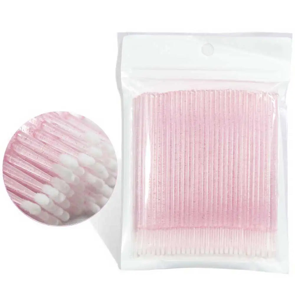 Disposable MicroBrush Eyelashes Extension Individual Lash Removing Swab Micro Brush For Eyelash Extension Tools