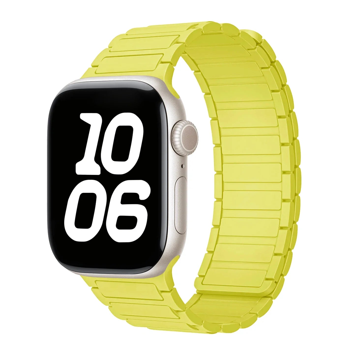 Silicone Strap for Apple Watch 46mm 42mm 49mm 44mm 40mm 45mm 41mm Magnetic Band for IWatch Ultra 2 Series 10 9 8 7 6 SE 5 4 3