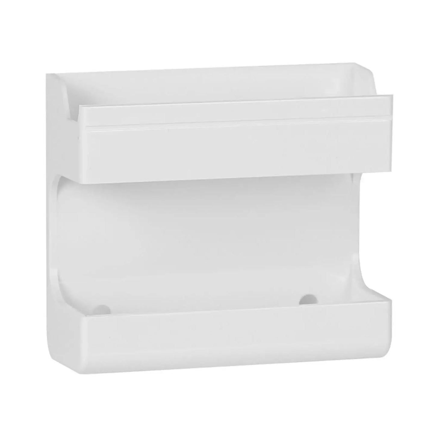 Remote Control Holder Adhesive Punch-free Socket Holder Without Drilling Mobile Phone Charging Living Room Organizer Storage Box