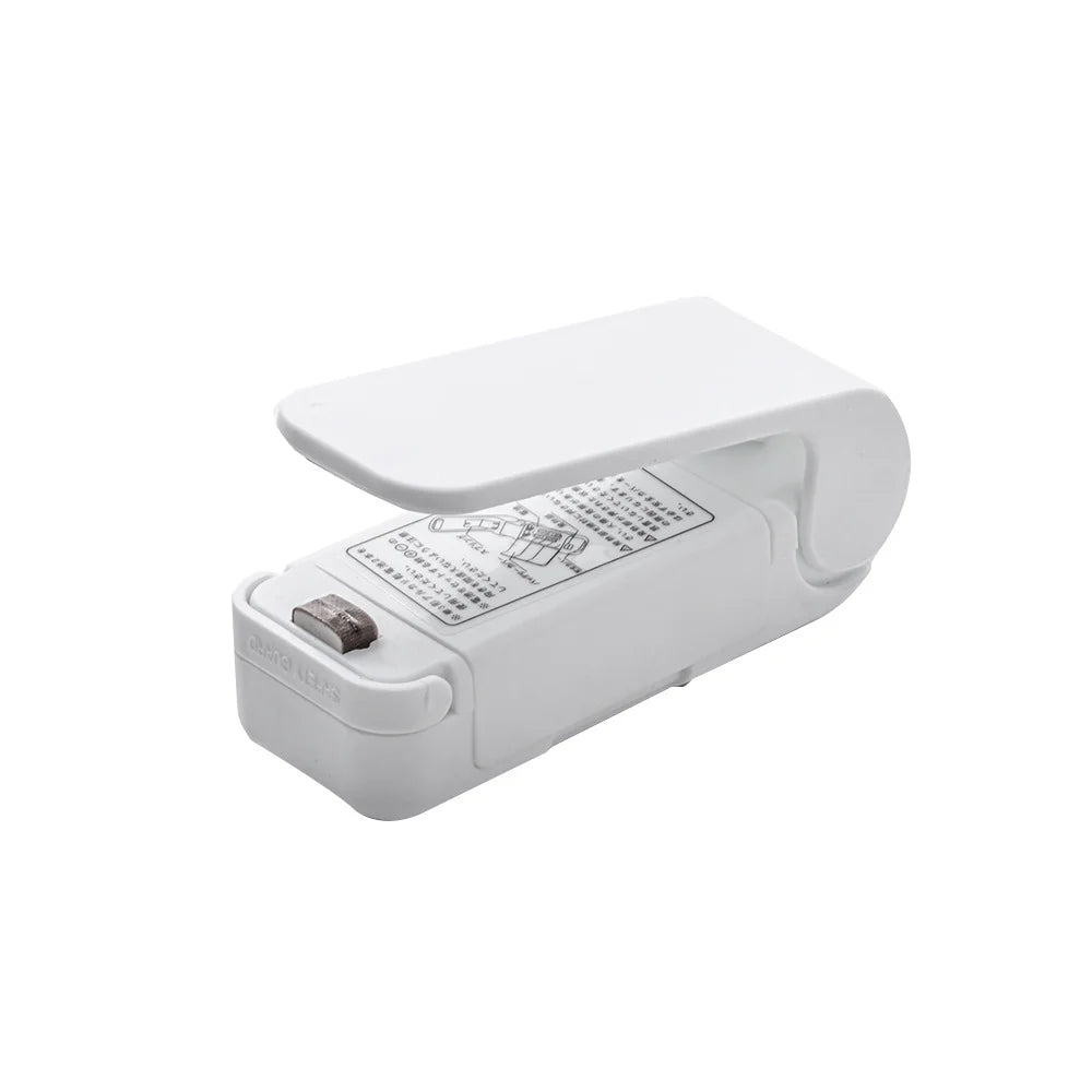 1pc Mini Heat Bag Sealing Machine Package Sealer Bags Thermal Plastic Food Bag Closure Portable Sealer Kitchen Accessories Tools