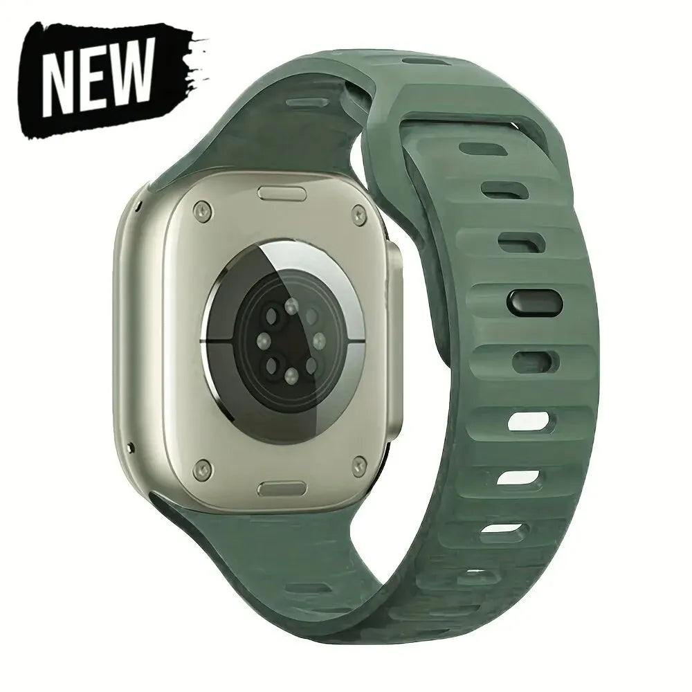 Soft Silicone Strap For Apple Watch Band Ultra 49mm 44mm 45mm 42mm 41mm 42mm 38mm Sport Watchband IWatch Serise 9 8 7 6 Bracelet