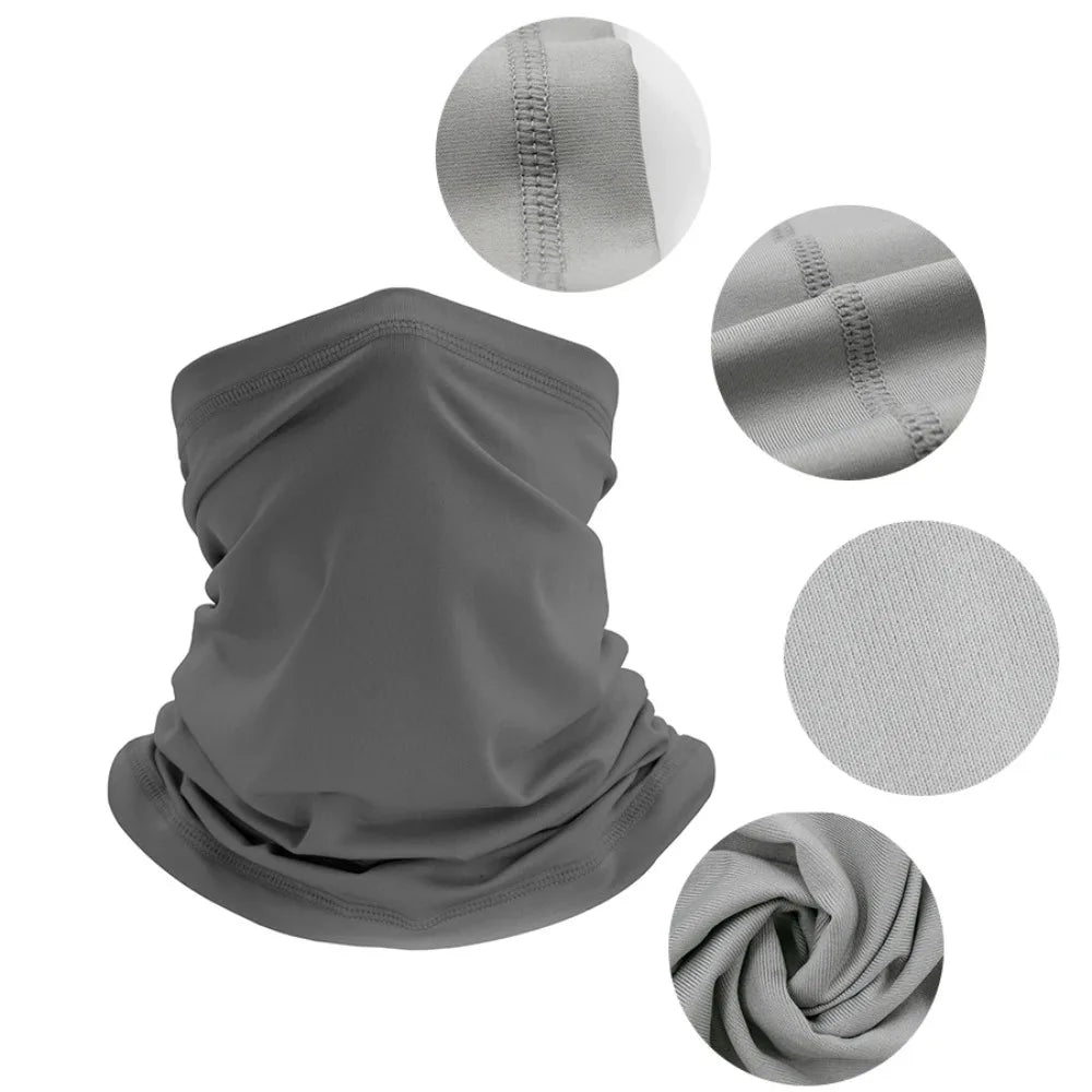 Outdoor Bandana Man Seamless Balaclava Buffs Neck Warmer Cycling Motorcycle Scarf Windproof Sun Protection Fishing Face Mask