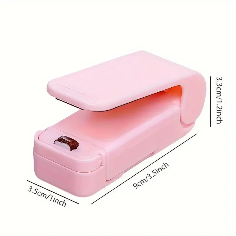 1pc Mini Heat Bag Sealing Machine Package Sealer Bags Thermal Plastic Food Bag Closure Portable Sealer Kitchen Accessories Tools