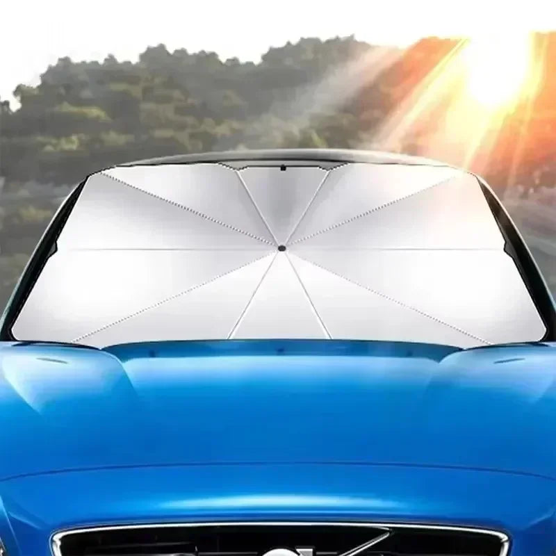Car parasol Car parasol Retractable parasol Insulated front windshield parasol UV insulated parasol