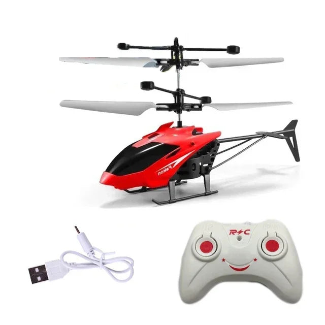 Mini RC Drone Rechargeable No Remote Control RC Helicopters Drone Toys Induction Hovering Safe Fall-resistant Rc Airplane