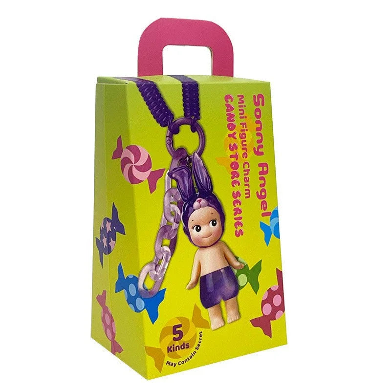 Candy House Angel Keychain Blind Box Doll Bag Pendant Handmade Creative Cartoon Toy Birthday Valentine'S Day Gift Mystery Boxes
