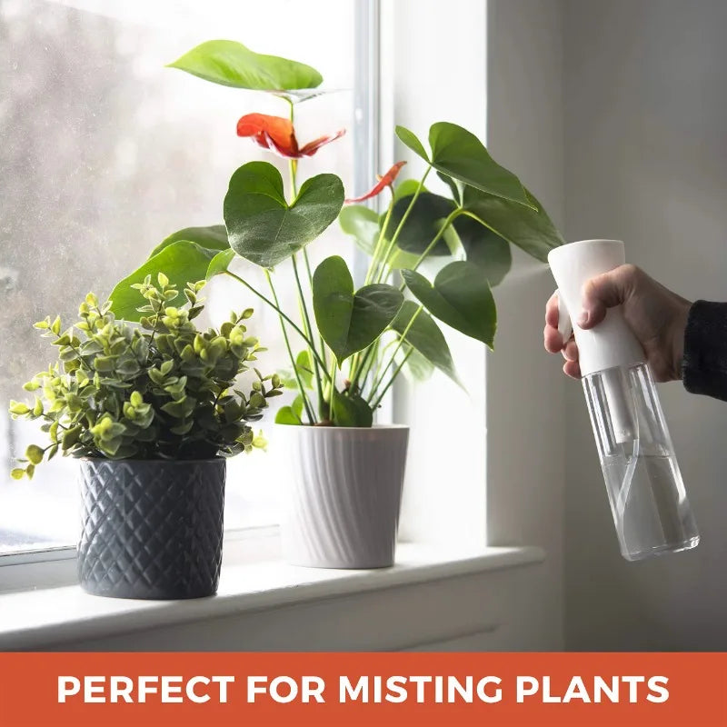 Continuous Spray Bottles Hairdressing Pressure Sprinkling Bottle Barber Beauty Salon Refillable Atomizer Container