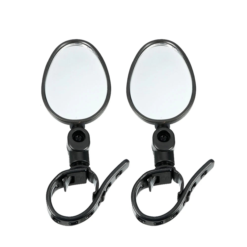 2PCS Bicycle Rearview Mirror 360 Degree Adjustable Rotatable Universal Cycling Handlebar Rear View Mirrors for MTB Road Bike