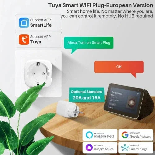 Smart Plug WIFI/Zigbee EU Smart Socket With Power Monitor Timing Voice Control Smart Home DIY Works Whit Alexa Google Home Alice