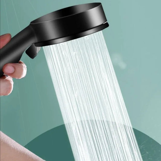 5 Modes Adjustable Rain Drenching Mode Black Bath Shower Head Head Water Saving High Pressure Showerhead Bathroom Accessories