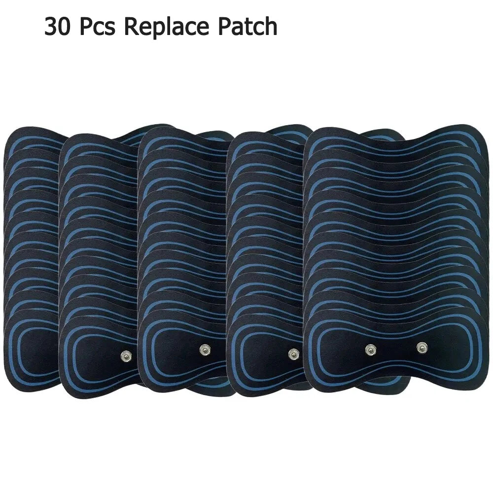 EMS Mini Neck Massager Portable Electric Pulse Cervical Massage Patch 8 Modes 19 Levels Muscle Stimulator Relax Pain Relief Tool