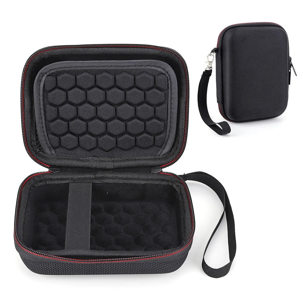Hard Carrying Case For R35S R36S Anti-Scratch Shockproof Travel Storage Bag w/ Mesh Bag&Hand Strap for Anbernic RG35XX/V/VS