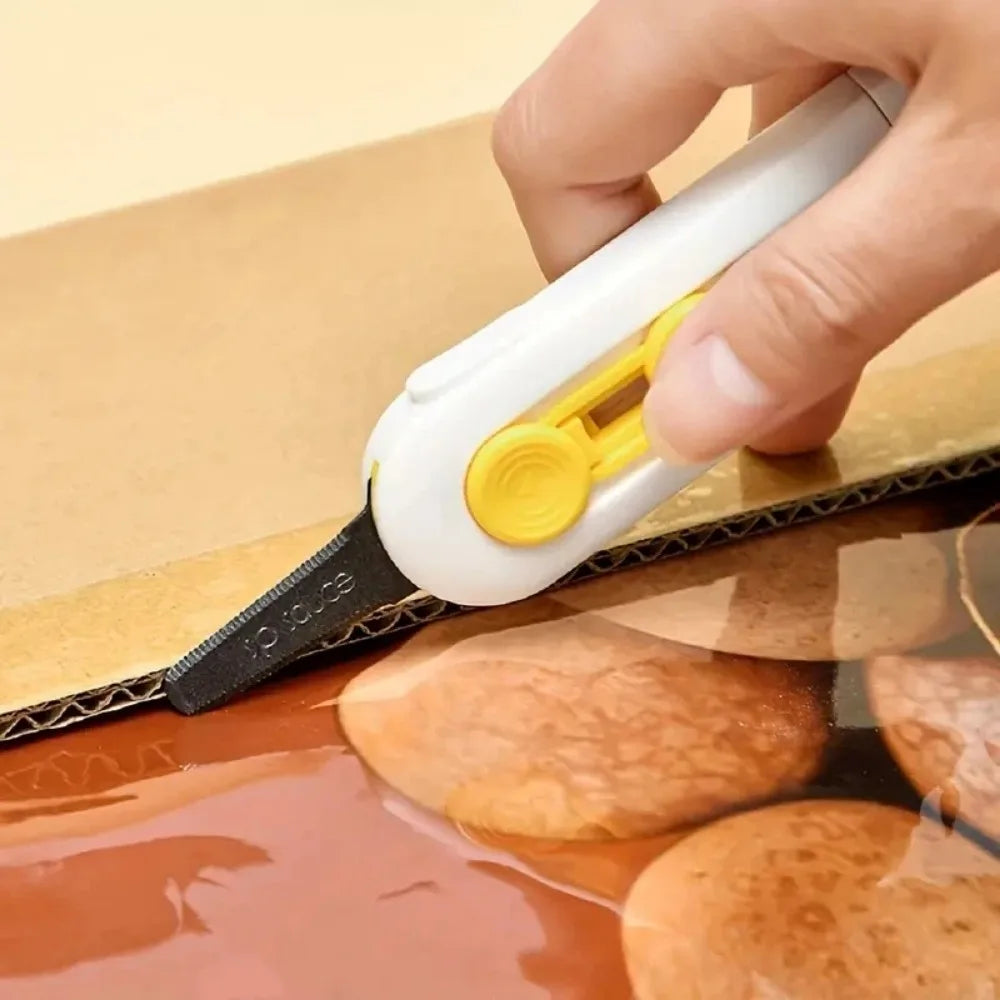 Box Cutter Mini Magnetic Box Cutter Unbox Tool Safety Lock For Opening Packages Cartons Box Opener Razor Perfect For Home Office