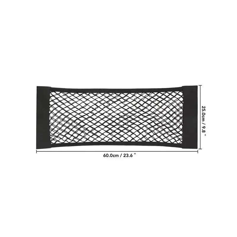 Universal Car Mesh Bag Storage Net Car Storage Bag Double Mesh Trunk Storage Net Car Built-in Storage Bag Car Trunk Storage Net