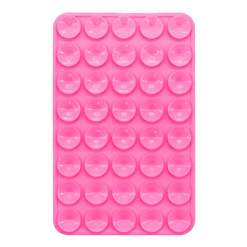 Double Sided Silicone Suction Cup Phone Case Detachable Stand Silicone Rubber Sucker Pad For Selfies And Videos Fixed Pad