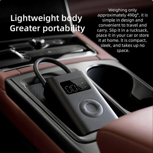 Xiaomi Mijia Air Pump 2 for bicycles and balls, digital tire pressure preset + automatic stop charging, Type-C fast charging