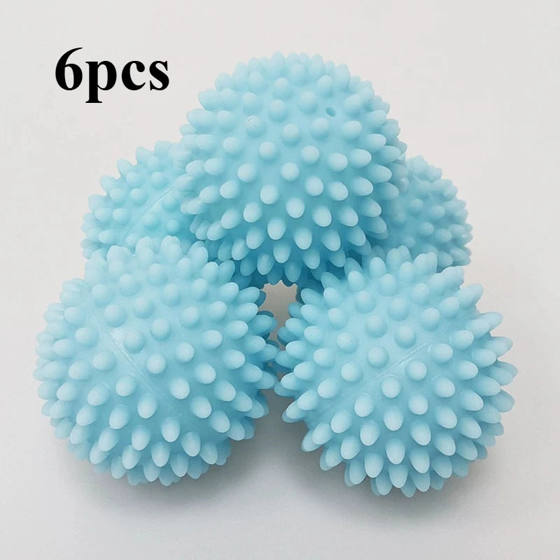6pcs Silicone Laundry Ball, Anti Fouling Drum Laundry Ball, Essential Cleaning Supplies for Laundry laundry  reusable