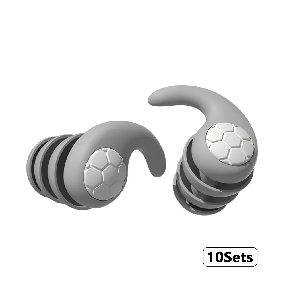 3-Layer Silicone Sleep Noise Reduction Earplug Ear Protection Earplugs Anti-Noise For Travel Tapones Para Dormir Earplugs