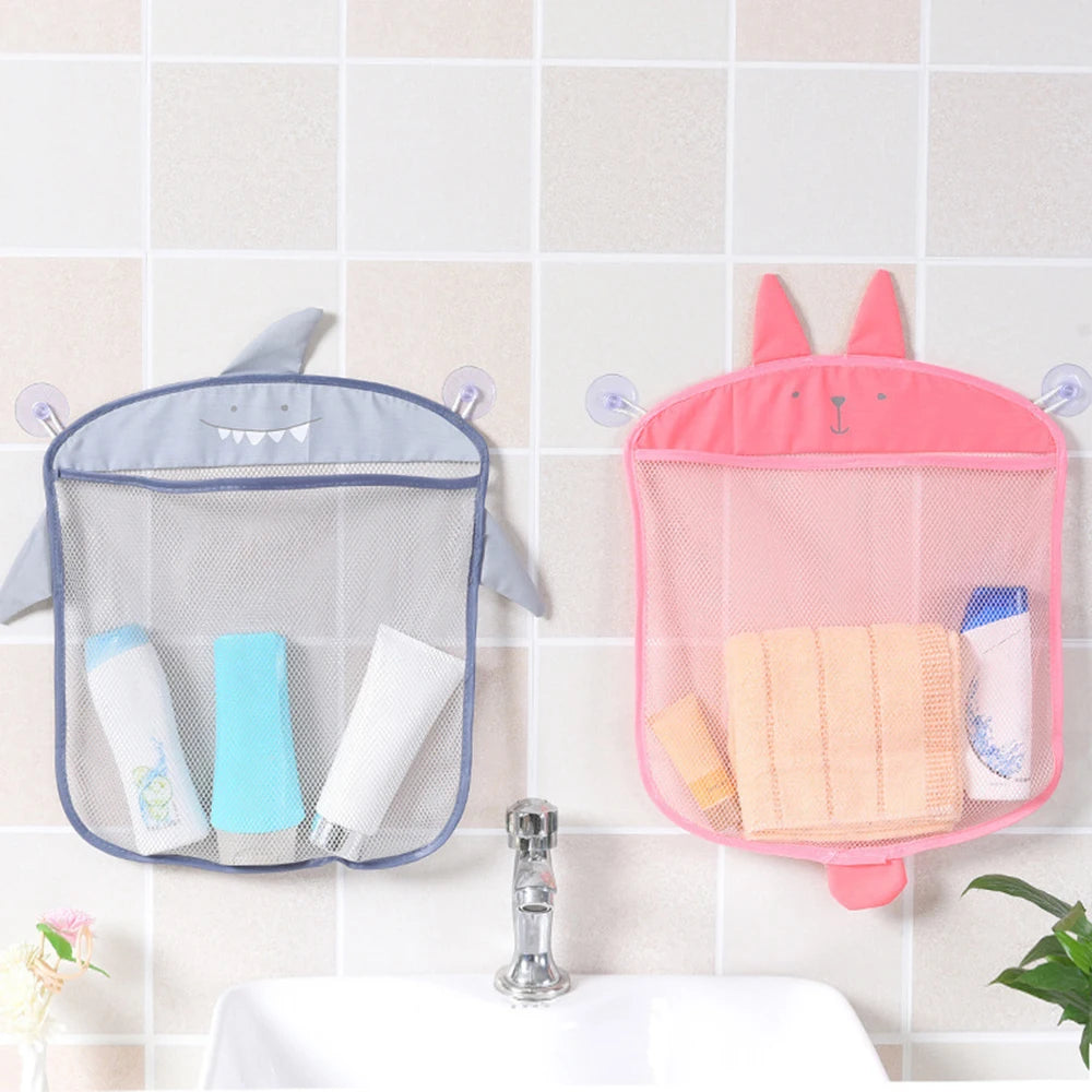 Cartoon Hanging Bag Colorful Mesh Storage Hanging Basket Kitchen Bathroom Miscellaneous Organizer Hanging Bag