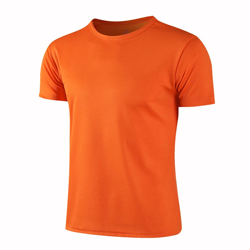 1/5 Pcs Men's Solid Color Waffle Sports Short Sleeve Fitness Running Jogging Base Clothes Joker Comfort License Training Shirt