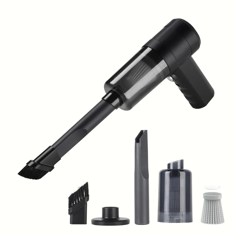 3-in-1 Vacuum Cleaner USB Charging Portable Suction And Blowing Function for Small Car And Household Use