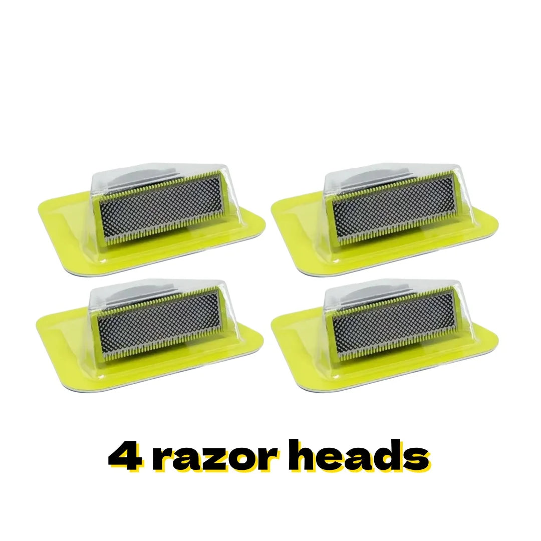 Men-Specific New Model Small T-Blade Razor Heads – Stainless Steel, Easy to Replace