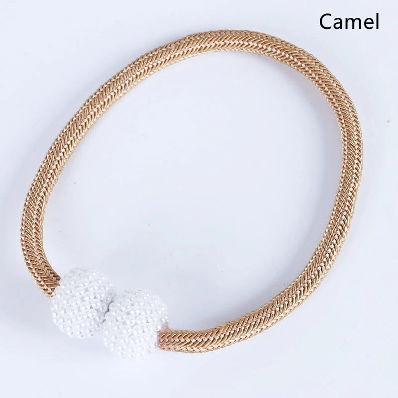 2/4PCS Pearl Magnetic Curtain Clip Curtain Holders Tie Back Buckle Clips Hanging Ball Buckle Tie Back Curtain Decor Accessories