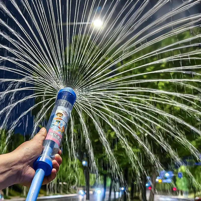 Pusher Type Fun Fireworks Water Jet Spray Toy Water Blasters Water Fights Games Water Splashing Festival Prop Summer Water Gun