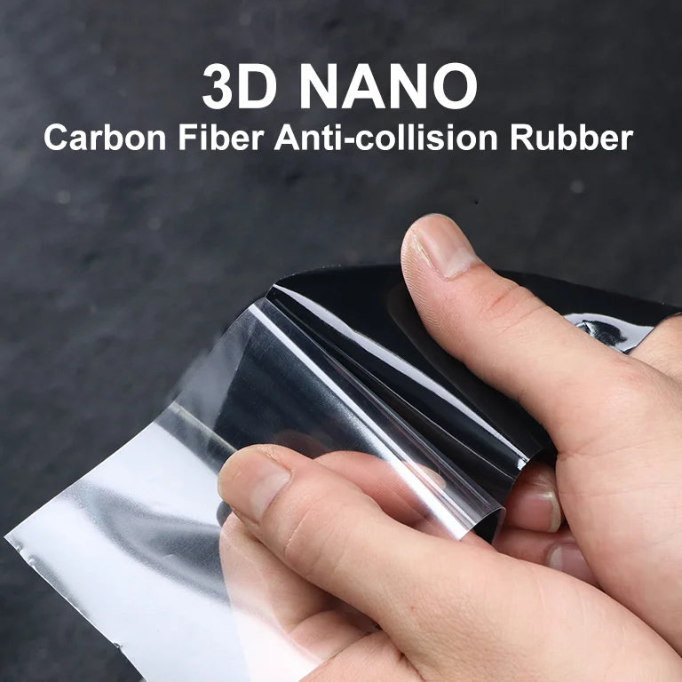Carbon Fiber Sticker Car Door Sill Protector Film Auto Door Sill Edge Side Mirror Anti Scratch Tape Waterproof Stickers