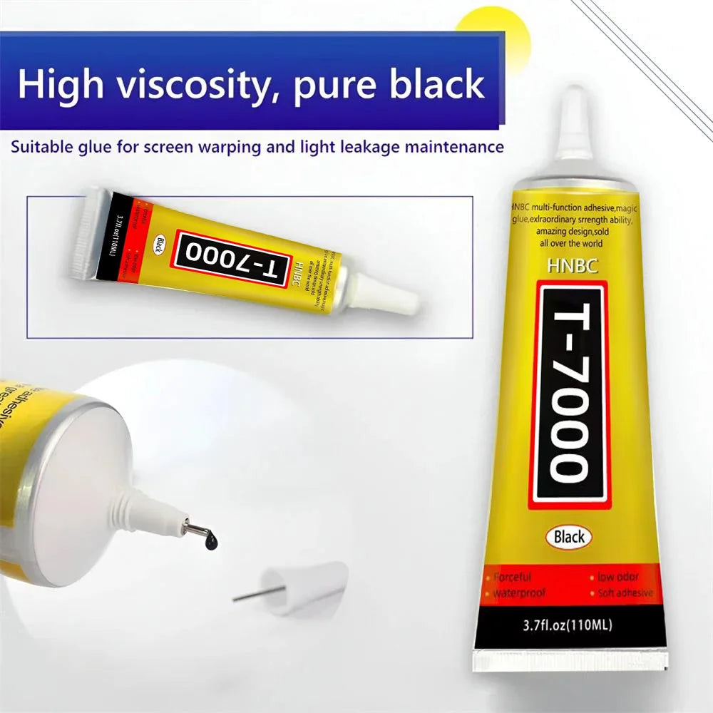 15/50/110ml T-7000 Glue B-7000 Adhesive Epoxy Resin Repair Cell Phone Touch Screen Liquid Glue Jewelry Craft Adhesive Glue