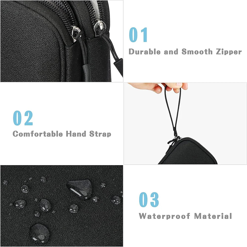 Waterproof Cable Storage Bag Digital Electronic Accessories Organizer Portable Travel Cable Organizer Case for cable Charger