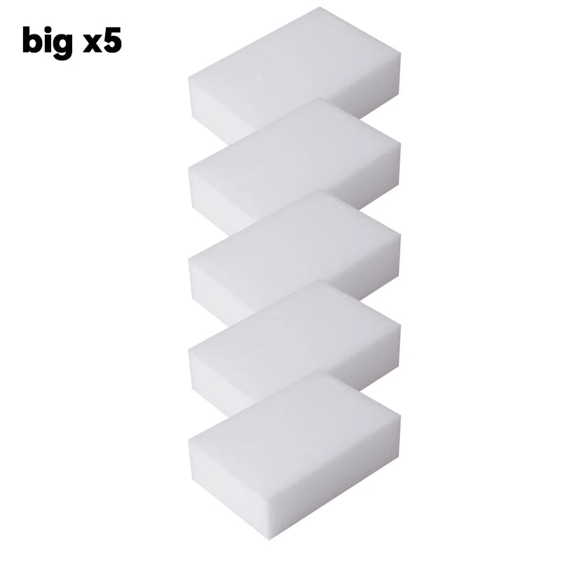 5 or 50pcs Magic Melamine Sponge Eraser Cleaner Strong Absorbent Kitchen Bathroom Cleaning Tools Household Supplies Sponges