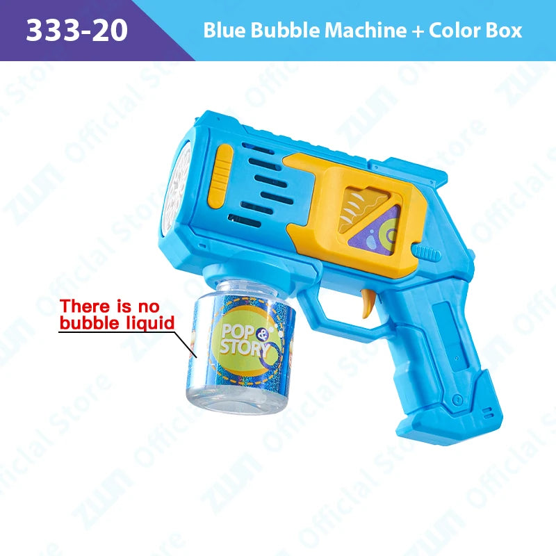 Children Bubble Gun Toy Astronaut Fully Automatic Bubble Machine Bubbles Gun Outdoor Game Fantasy Toy for Boys Girls Gifts