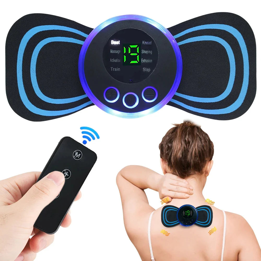 Multi functional intelligent mini massage stick portable neck massager shoulder and neck massage stick USB charging model