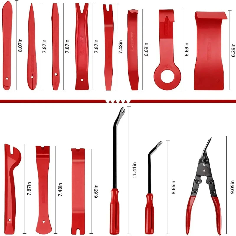 Car Interior Trim Removal Tool Kit, Auto Plastic Clips Puller Set for DIY Panel Disassembly