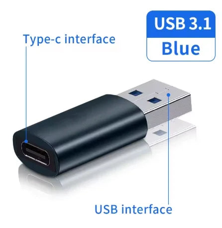 USB OTG Data Transfer Adapter Type C Female to USB Male Converter Fast Charging Adapter For Laptop Macbook Samsung